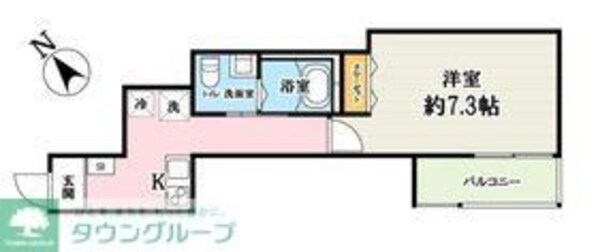 カフーティーダ和光市の物件間取画像